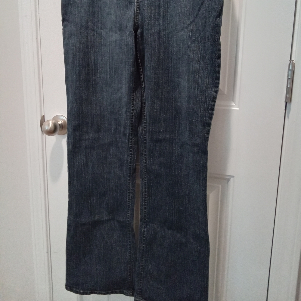 Halston Jeanswear Size 10 Bootcut Classic Stretch Denim Blue Jeans